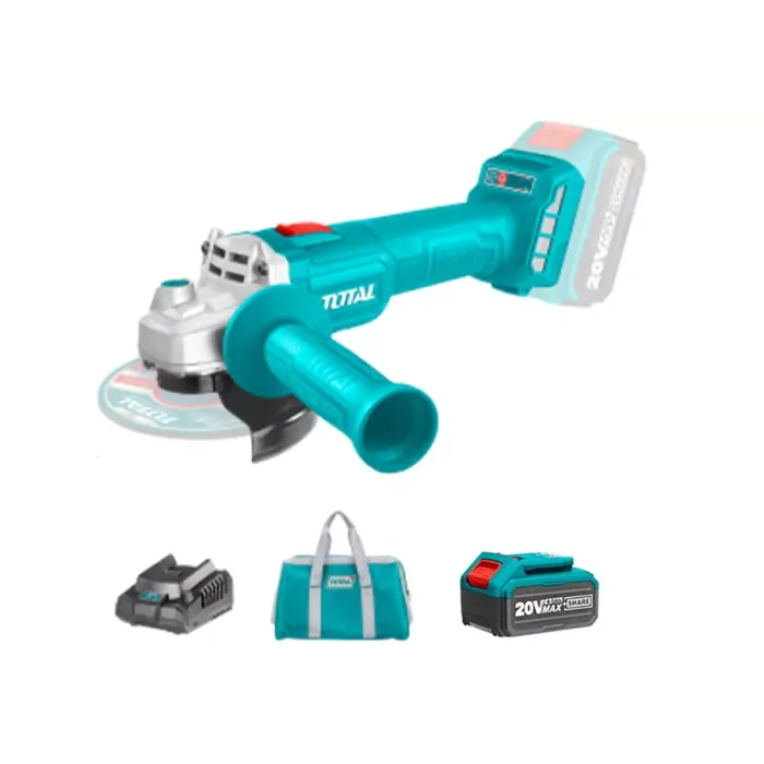 TotalTools - Cordless angle grinder 20V - TAGLI201572 - Angle grinder
