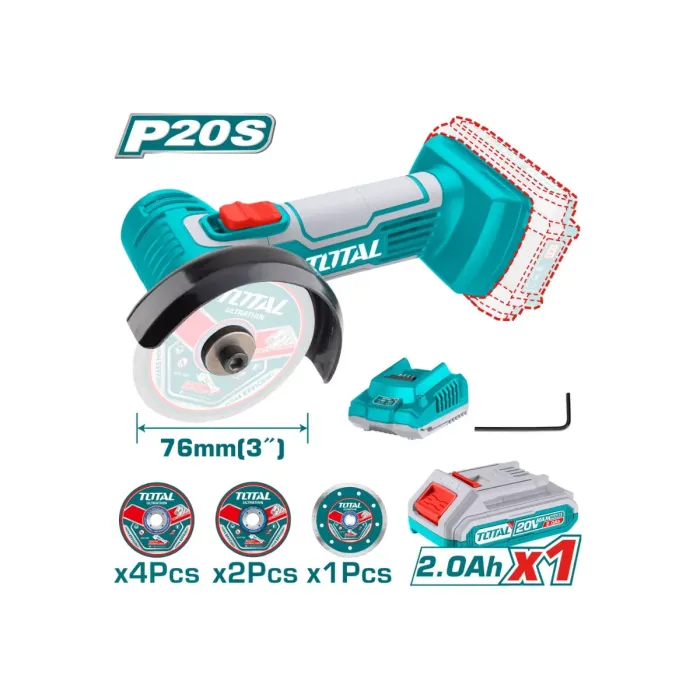 TotalTools - Մինի կտրող գործիք 20Վ - TAGLI76017 - ԱՀՄ (Բալգարկաներ)