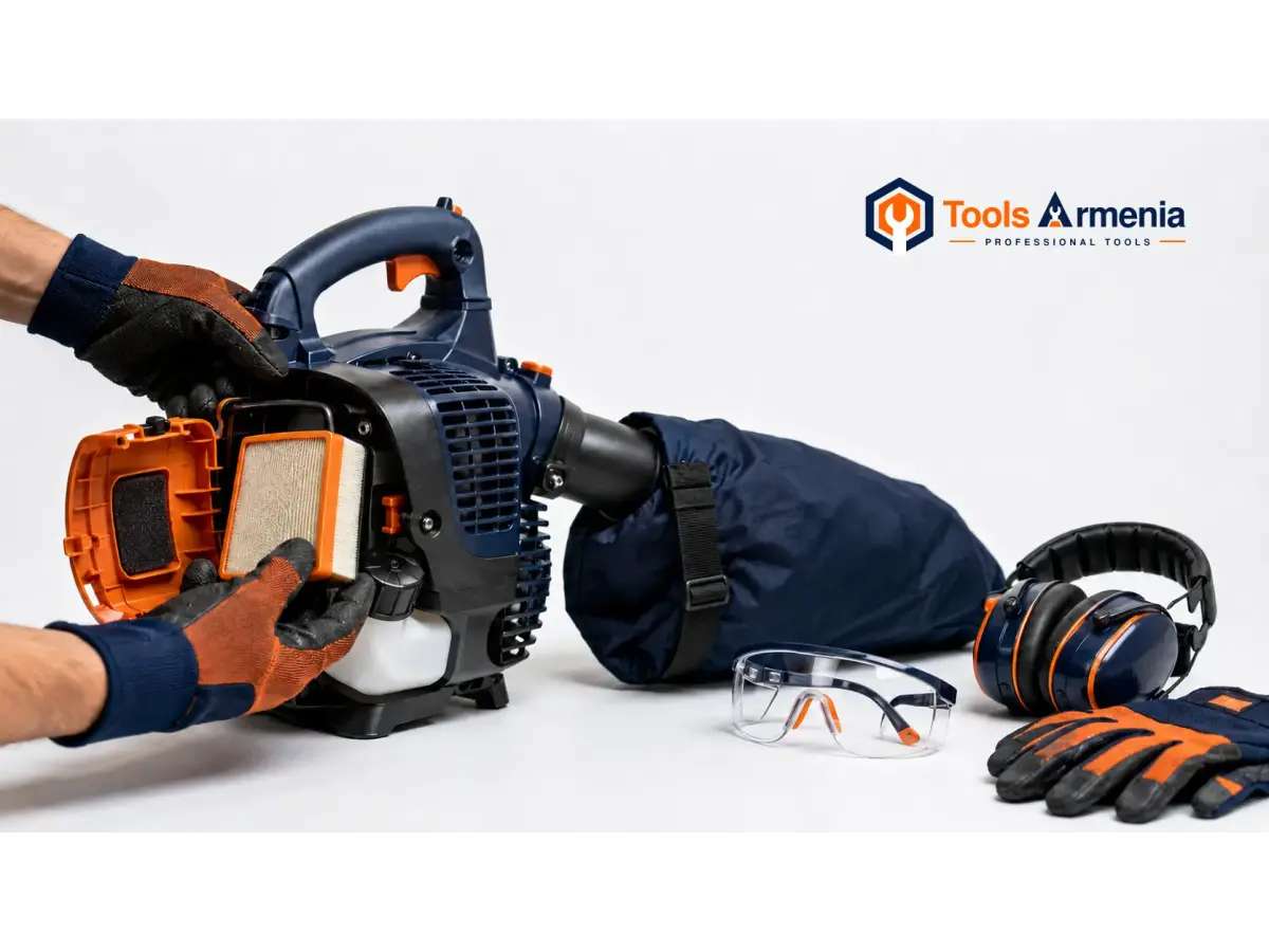 How to Safely Use and Maintain a Gasoline Blower Vacuum