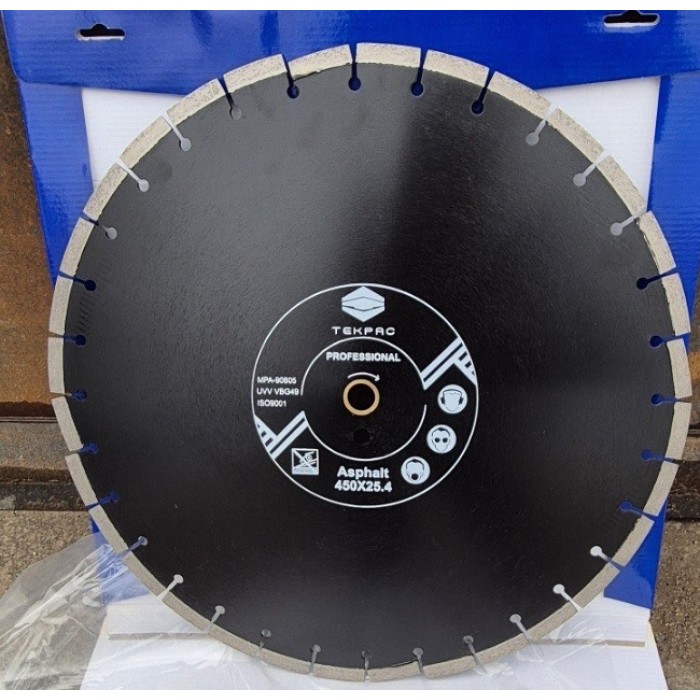 TEKPAC - Ալմաստե կտրող սկավառակ ասֆալտի 450x25.4x3.6 TEKPAC 18AP - 18AP - Ալմաստե Սկավառակներ