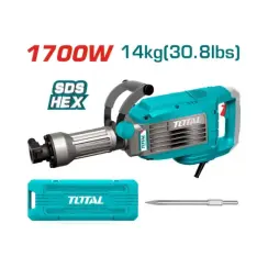 Էլեկտրական հարվածային մուրճ 1700 W, 45 Ջ, HEX 30 mm՝ TotalTools TH217068