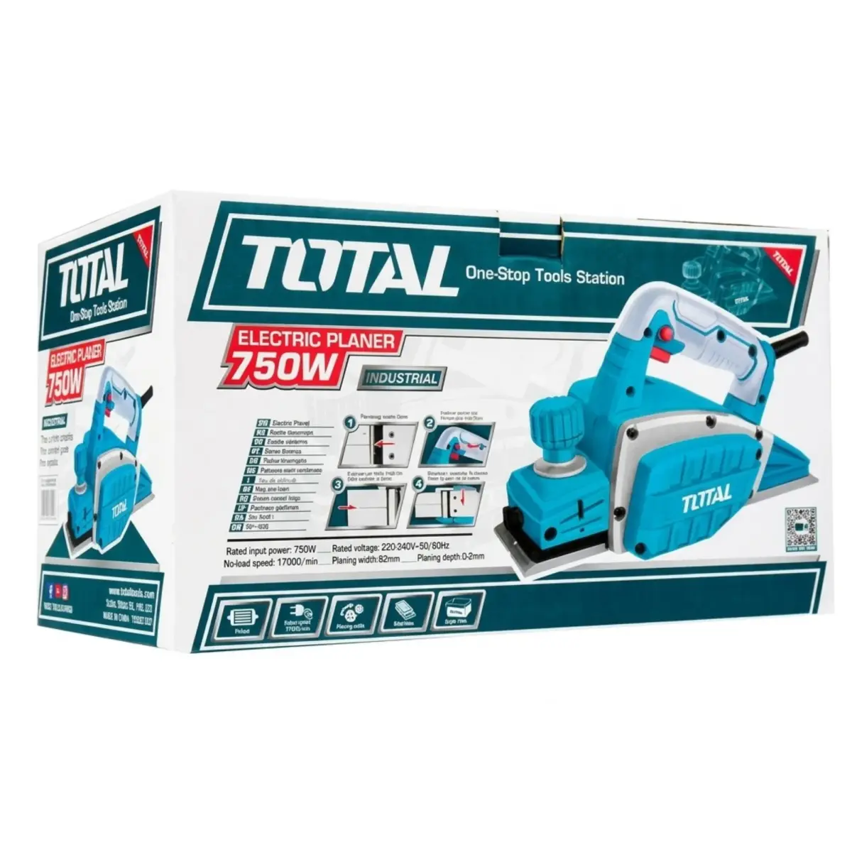 TOTAL TL7508226 electric planer