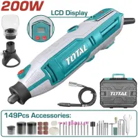 TOTAL TG2006 rotary multitool, 200 W, 3.2 mm