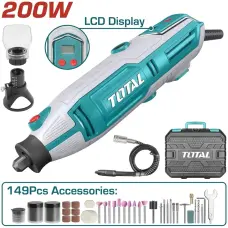 TOTAL TG2006 rotary multitool, 200 W, 3.2 mm