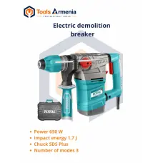 Electric rotary hammer 650 W TotalTools TH306226