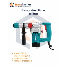 Electric rotary hammer 1050 W TotalTools TH110286