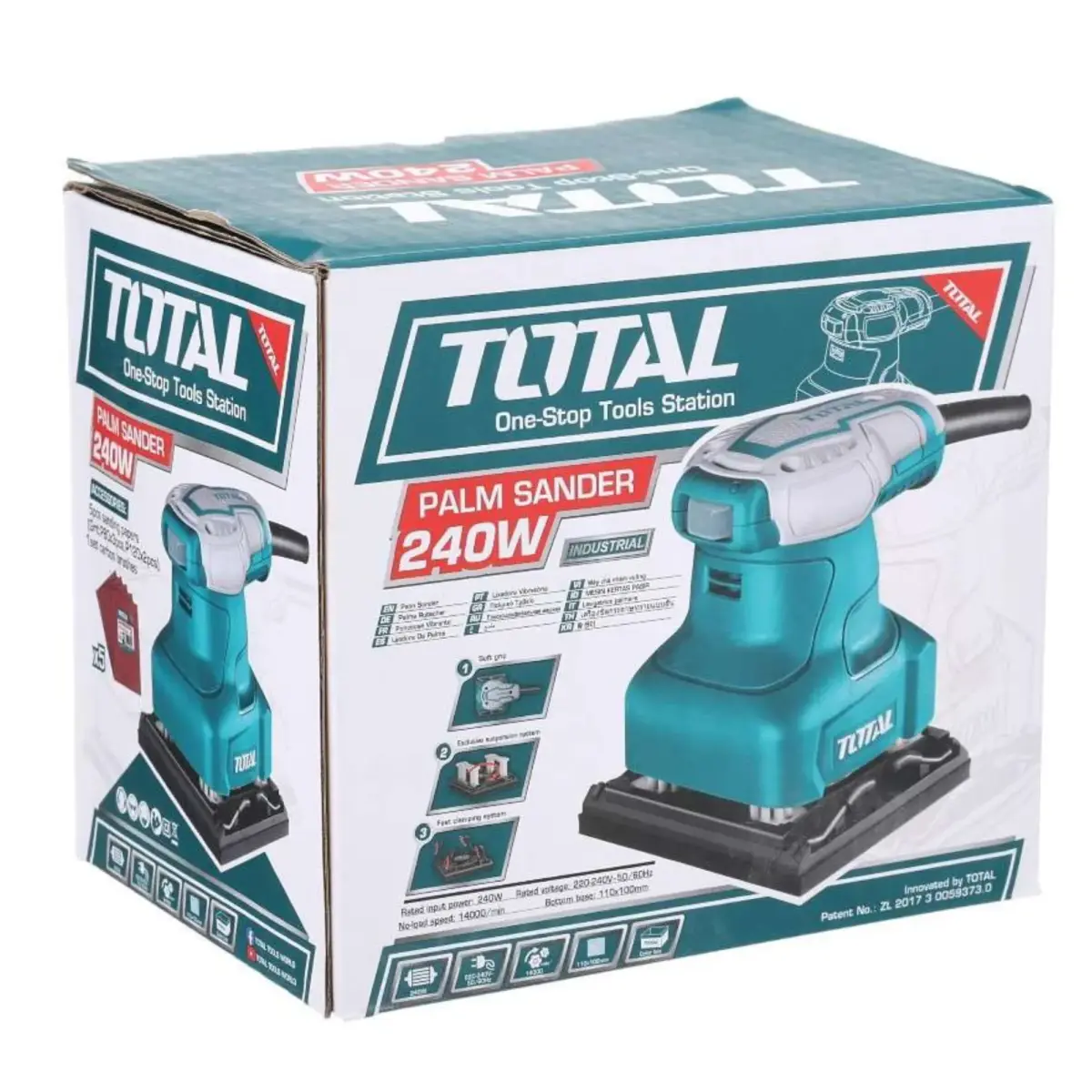 TOTAL TF2231106 թրթռային հղկող մեքենա