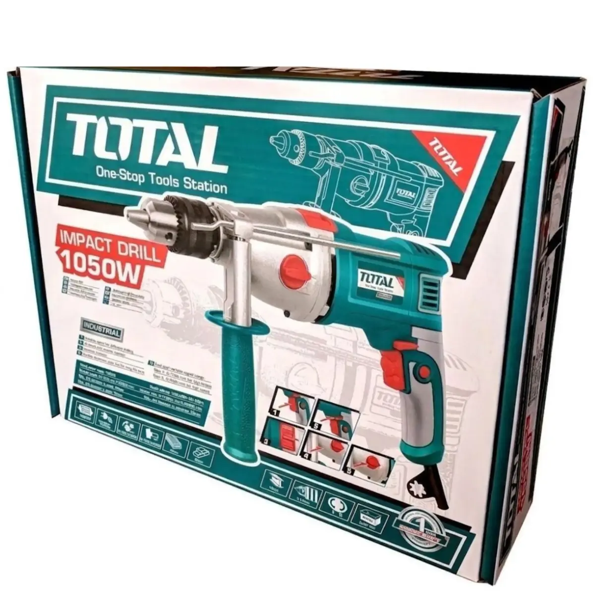 TOTAL TG111165 1050 Վտ էլեկտրական շաղափիչ