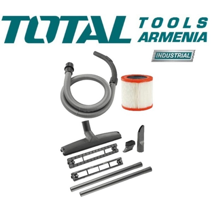 TotalTools - Пылесос  1400 Вт - TVC14301 - Пылесосы