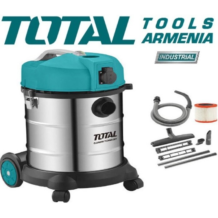 TotalTools - Пылесос  1400 Вт - TVC14301 - Пылесосы