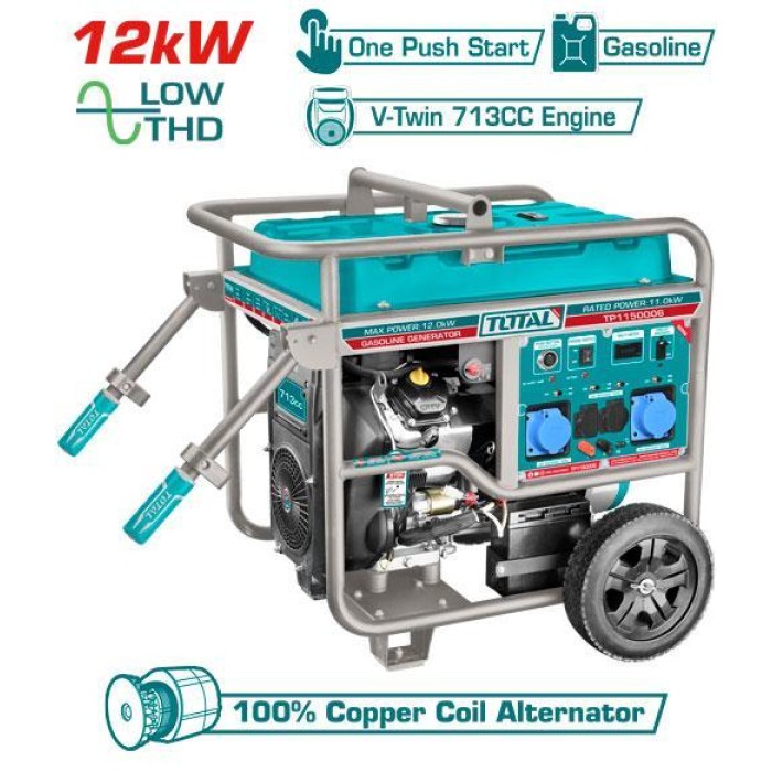 Total TP1150006 բենզինային գեներատոր 11-12 կՎտ