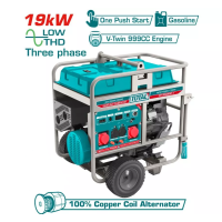 Բենզինային գեներատոր (մեկնարկիչով) 19000 Վտ TOTAL TP1200006T