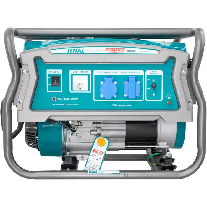 Բենզինային գեներատոր TOTAL TP135006 3.5 կՎտ պղնձյա փաթույթով