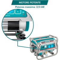 Բենզինային գեներատոր 3500 Վտ TOTAL TP135006