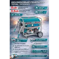 Gasoline Generator (with starter) 5500 W TOTAL TP155001