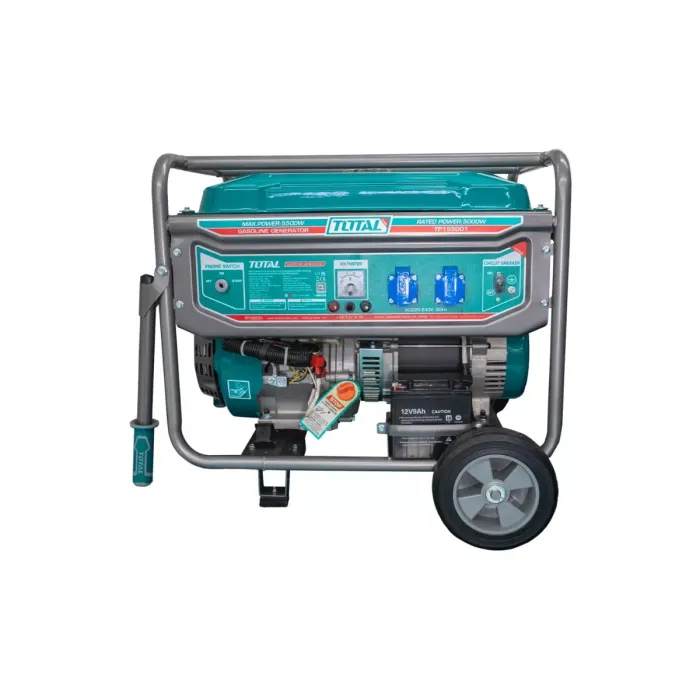 TOTAL TP155001 բենզինային գեներատոր 5.5 կՎտ անիվներով