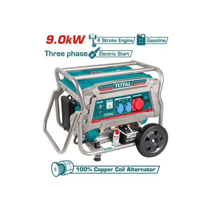 TOTAL TP190006t բենզինային գեներատոր 9 կՎտ հզորությամբ