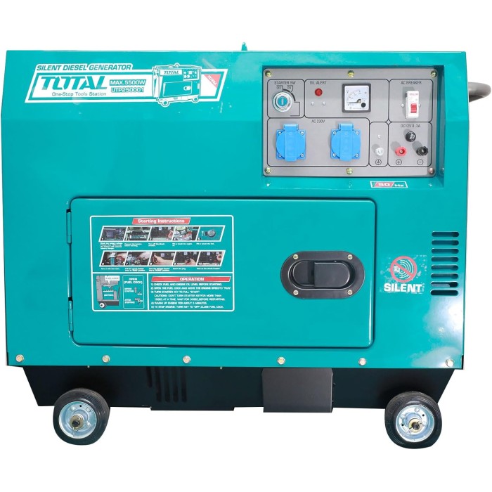 TOTAL TP250001-1 դիզելային գեներատոր 4500 Վտ