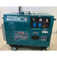 Դիզելային գեներատոր (ստարտերով) 5000 Վտ եռաֆազ TOTAL TP250003 (հոսանքի փոխանցման ավտոմատ կառավարման համակարգ)