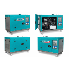 Դիզելային գեներատոր (մեկնարկիչով)  6500 Վտ TOTAL TP265001 ձայնամեկուսիչ կափարիչով