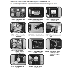 Դիզելային գեներատոր (մեկնարկիչով)  8000 Վտ TOTAL TP280001 ձայնամեկուսիչ կափարիչով