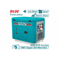Դիզելային գեներատոր (ստարտերով) անաղմուկ 8000 Վտ TOTAL TP280003-1
