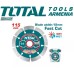 TotalTools - Ալմաստե սկավառակ չոր 115x22.2մմ TOTAL TAC21111512 - TAC21111512 - Ալմաստե Սկավառակներ