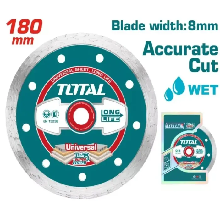 TotalTools - Ալմաստե սկավառակ խոնավ 180 x 22.22 մմ TOTAL  TAC2121803 - TAC2121803 - Ալմաստե Սկավառակներ