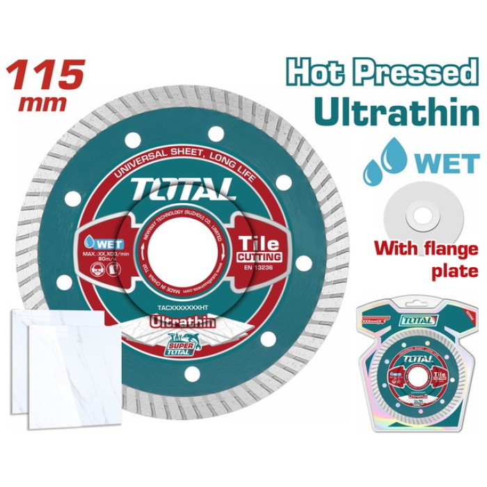 TotalTools - Ալմաստե սկավառակ ուլտրա բարակ 115 X 22.2 մմ TAC2131151HT - TAC2131151 - Ալմաստե Սկավառակներ