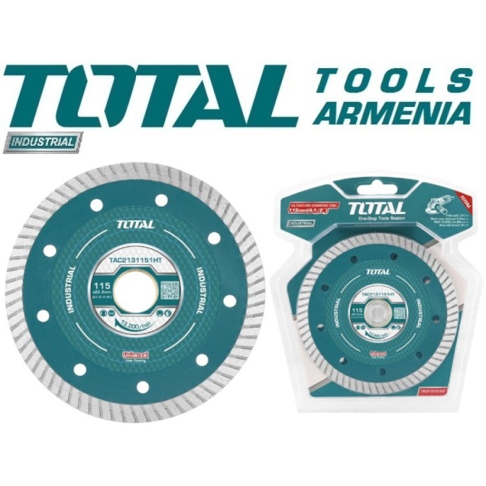 TotalTools - Ալմաստե սկավառակ ուլտրա բարակ ՝ 115 X 22.2 մմ TAC2131151HT - TAC2131151HT - Ալմաստե Սկավառակներ