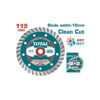 Ալմաստե սկավառակ տուրբո 115 x 22.2 մմ TOTAL TAC2131153