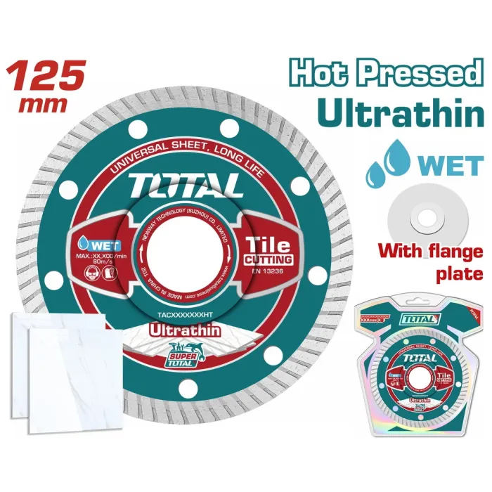 TotalTools - Ալմաստե սկավառակ ուլտրա բարակ  125 X 22.2 մմ TAC2131251HT - TAC2131251HT - Ալմաստե Սկավառակներ