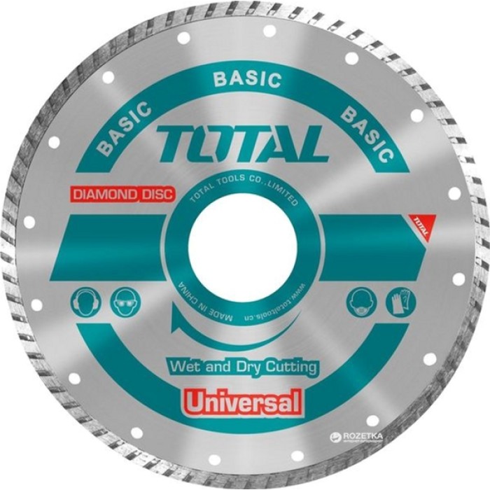 TotalTools - Ալմաստե սկավառակ տուրբո 180 x 22.2 մմ TOTAL TAC2131803 - TAC2131803 - Ալմաստե Սկավառակներ