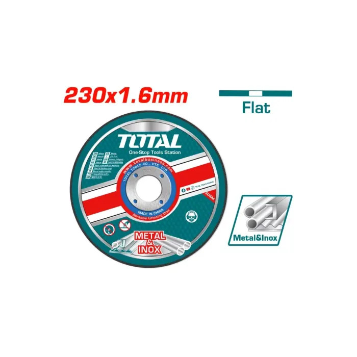 TotalTools - Հղկանյութային կտրող դիսկ 230*1.6*22.2մմ - TAC2212302 - Երկաթ Կտրող Սկավառակներ