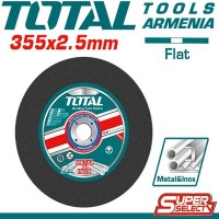 Մետաղ կտրող սկավառակ 355x2․5x25.4 մմ TOTAL TAC2253551