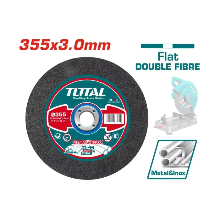 TotalTools - Մետաղ կտրող հղկող սկավառակ 355х3х25.4 մմ - TAC2303558 - Երկաթ Կտրող Սկավառակներ