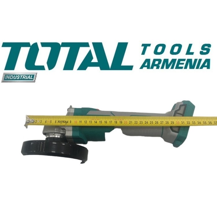 TotalTools - Անկյունային հղկող մեքենա (ԱՀՄ) - Բալգարկա մարտկոցով 20Վ - TAGLI201258 - ԱՀՄ (Բալգարկաներ)
