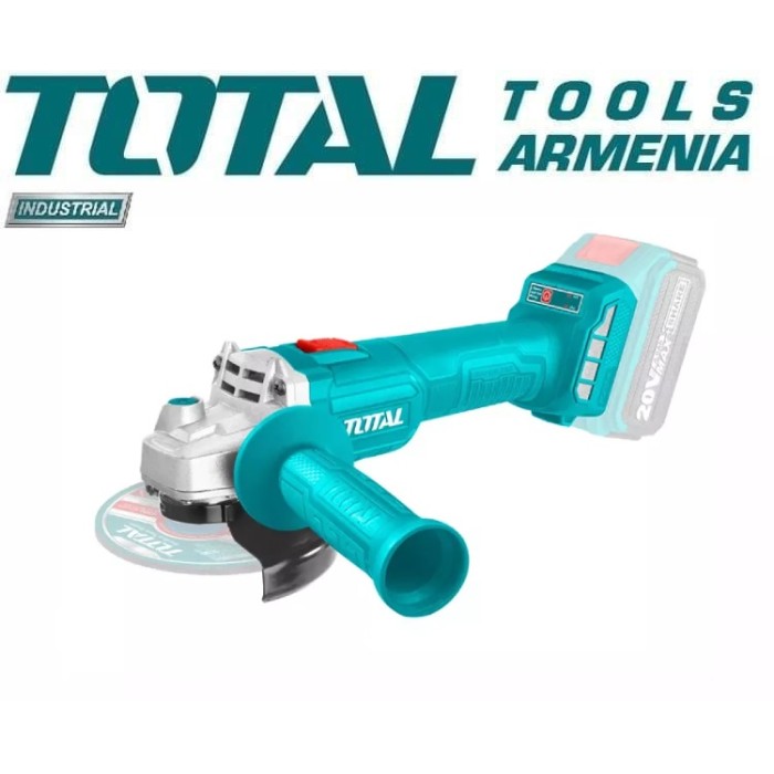 TotalTools - Անկյունային հղկող մեքենա 20V - TAGLI20157 - ԱՀՄ (Բալգարկաներ)