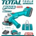 TotalTools - Անկյունային հղկող մեքենա (ԱՀՄ) - Բալգարկա մարտկոցով 20 Վ - TAGLI201572 - ԱՀՄ (Բալգարկաներ)