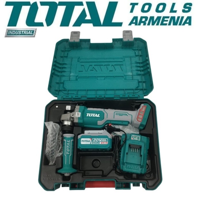 TotalTools - Լիթիում - իոնային Անկյունային Հղկող Մեքենա - Բալգարկա - TAGLI2111561 - ԱՀՄ (Բալգարկաներ)