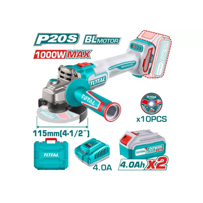 TotalTools - Անկյունային Հղկող Մեքենա (ԱՀՄ) - TAGLI271532 - ԱՀՄ (Բալգարկաներ)
