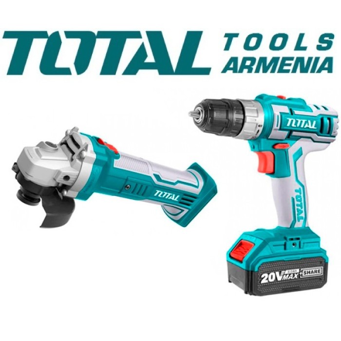 TotalTools - Անկյունային Հղկող Մեքենա և պտուտակադարձիչ 20 վ/4 Ա - TCKLI2009 - Պտուտակադարձիչներ