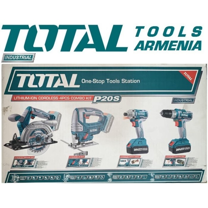 TotalTools - Անլար գործիքների հավաքածու 20 Վ, 4Ա - TCKLI2010 - Շրջանաձև սղոց(Ցիրկուլ)