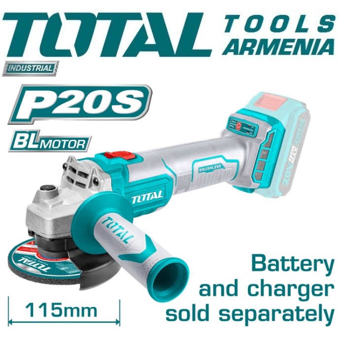 TotalTools - Անկյունային Հղկող Մեքենա և պտուտակադարձիչ 20 վ/4 Ա - TCKLI20155 - Պտուտակադարձիչներ