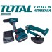 TotalTools - Անկյունային Հղկող Մեքենա և Գայլիկոնիչ (դռել) 20 Վ / 4 Ա - TCKLI20157 - Պտուտակադարձիչներ