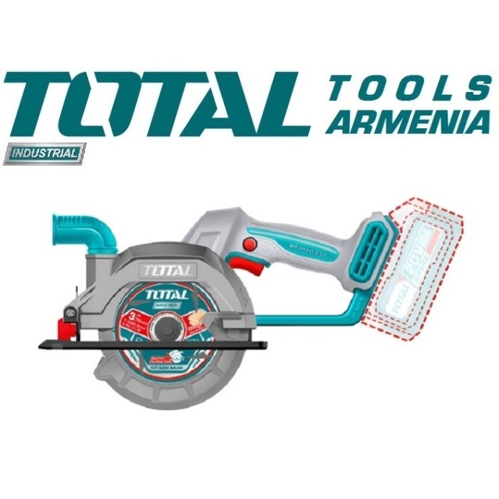 TotalTools - 9 հատ. անլար արդյունաբերական համակցված հավաքածու - TCKLI2098 - Հորատիչներ