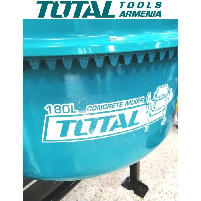 TotalTools - Բետոնխառնիչ 180 լ - TCM180-1 - Շինարարական խառնիչներ