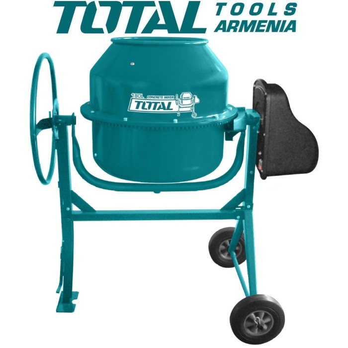 TotalTools - Բետոնխառնիչ 180 լ - TCM180-1 - Շինարարական խառնիչներ