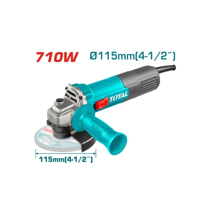 TotalTools - Անկյունային Հղկող Մեքենա - Բալգարկա - TG10711576 - ԱՀՄ (Բալգարկաներ)