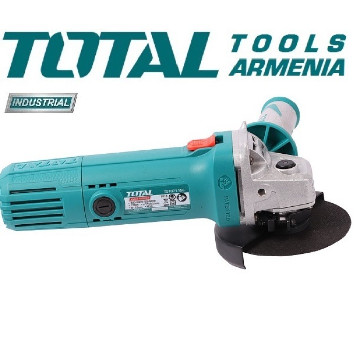 TotalTools - Անկյունային հղկող մեքենա (ԱՀՄ) - Բալգարկա /800Վատտ/115մմ/Արտադրական/INDUSTRIAL - TG1081156 - ԱՀՄ (Բալգարկաներ)